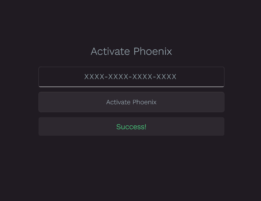phoenix activation